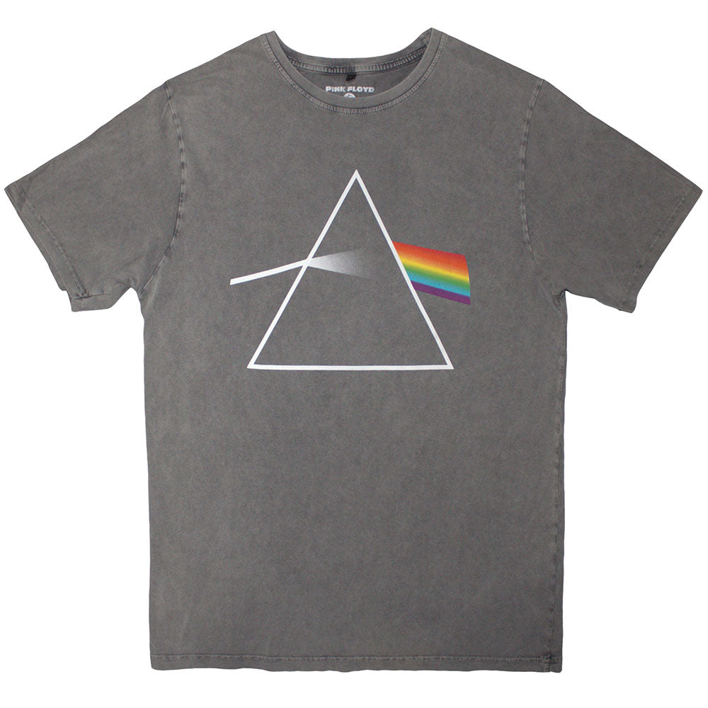 Pink Floyd Stone Wash T-Shirt: Dark Side of the Moon Album