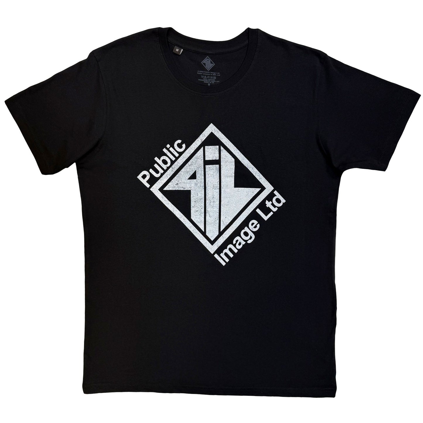 PIL (Public Image Ltd) T-Shirt: Diamond Logo & Text