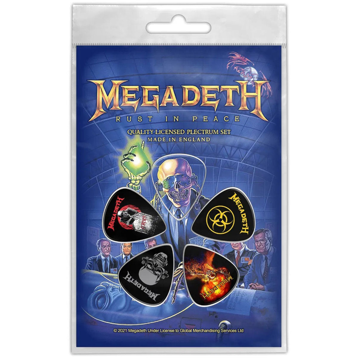 Megadeth Plectrum Pack: Rust In Peace