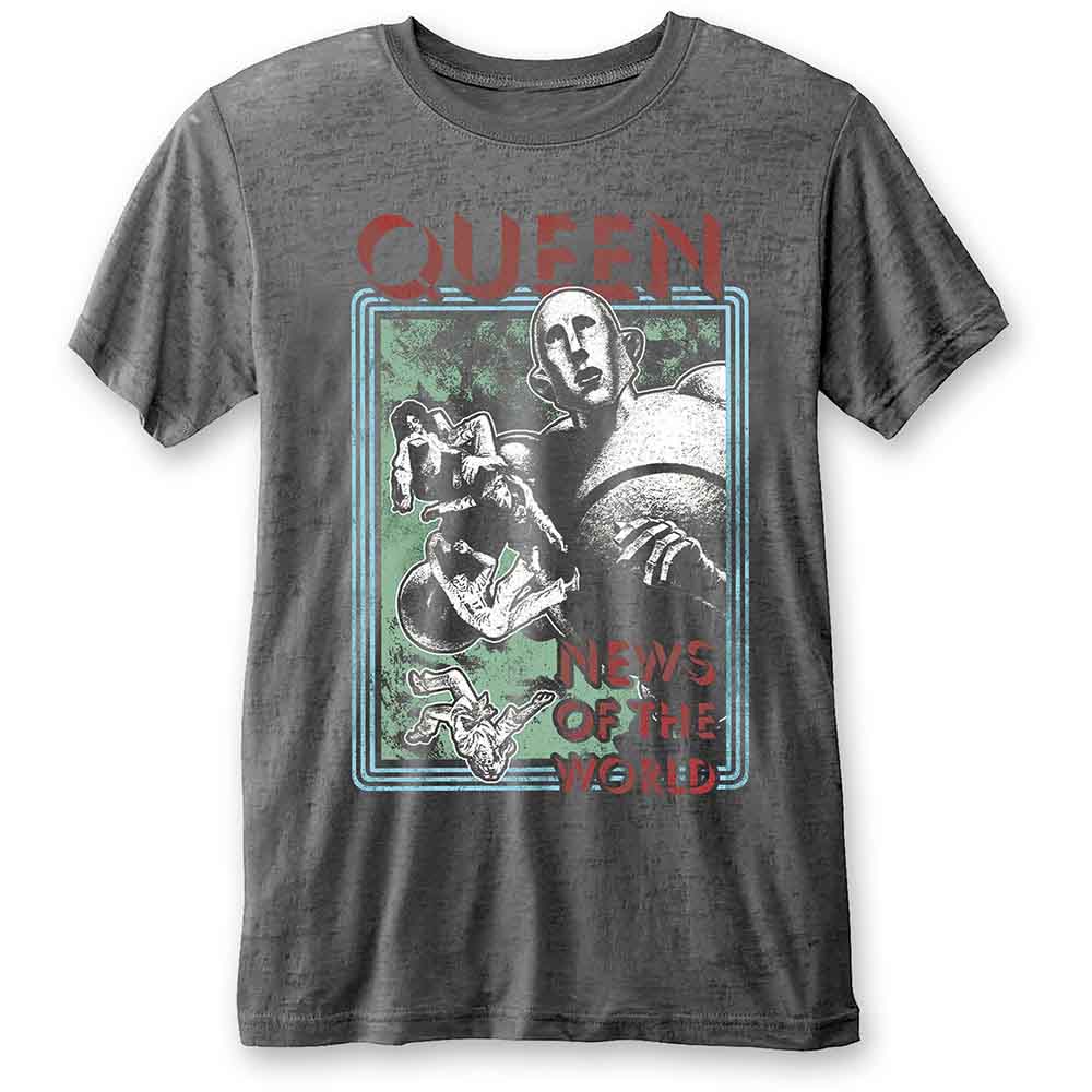 Queen Burnout T-Shirt: News of the World
