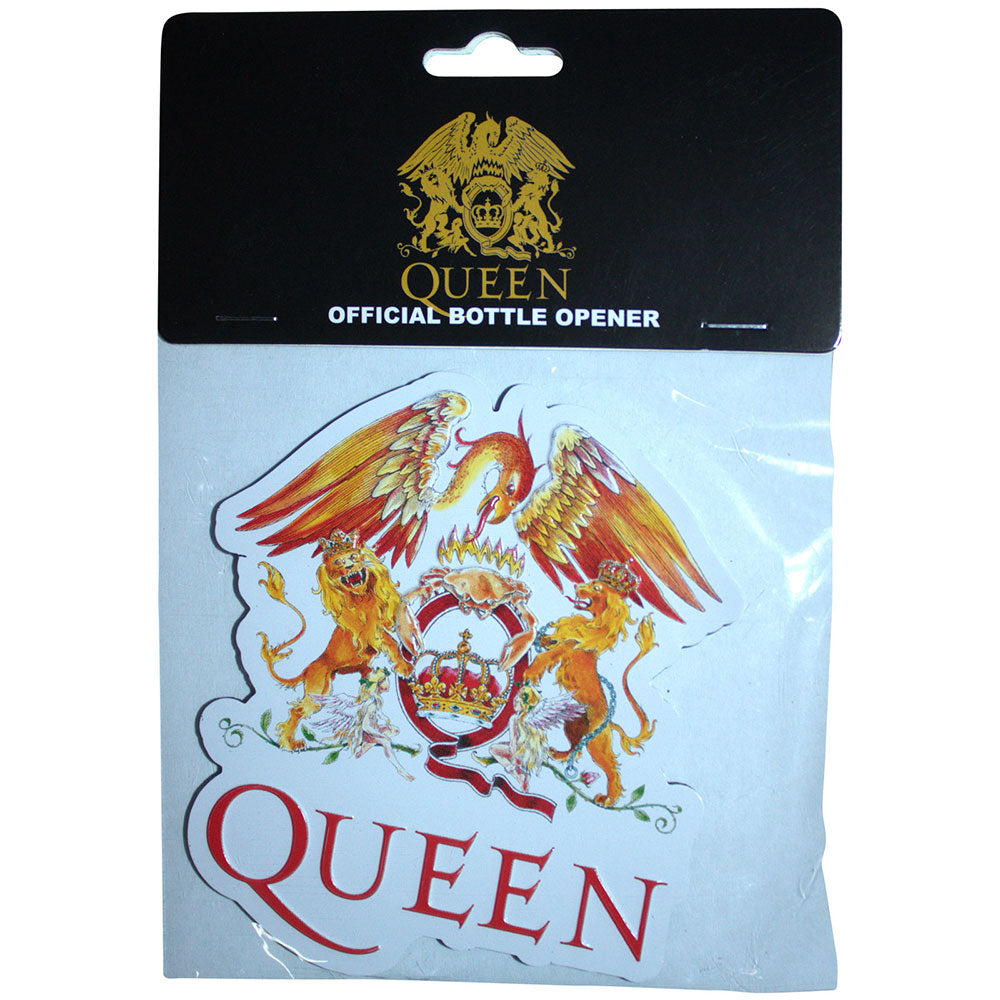 Queen Premium Fridge Magnet: Classic Crest Embossed