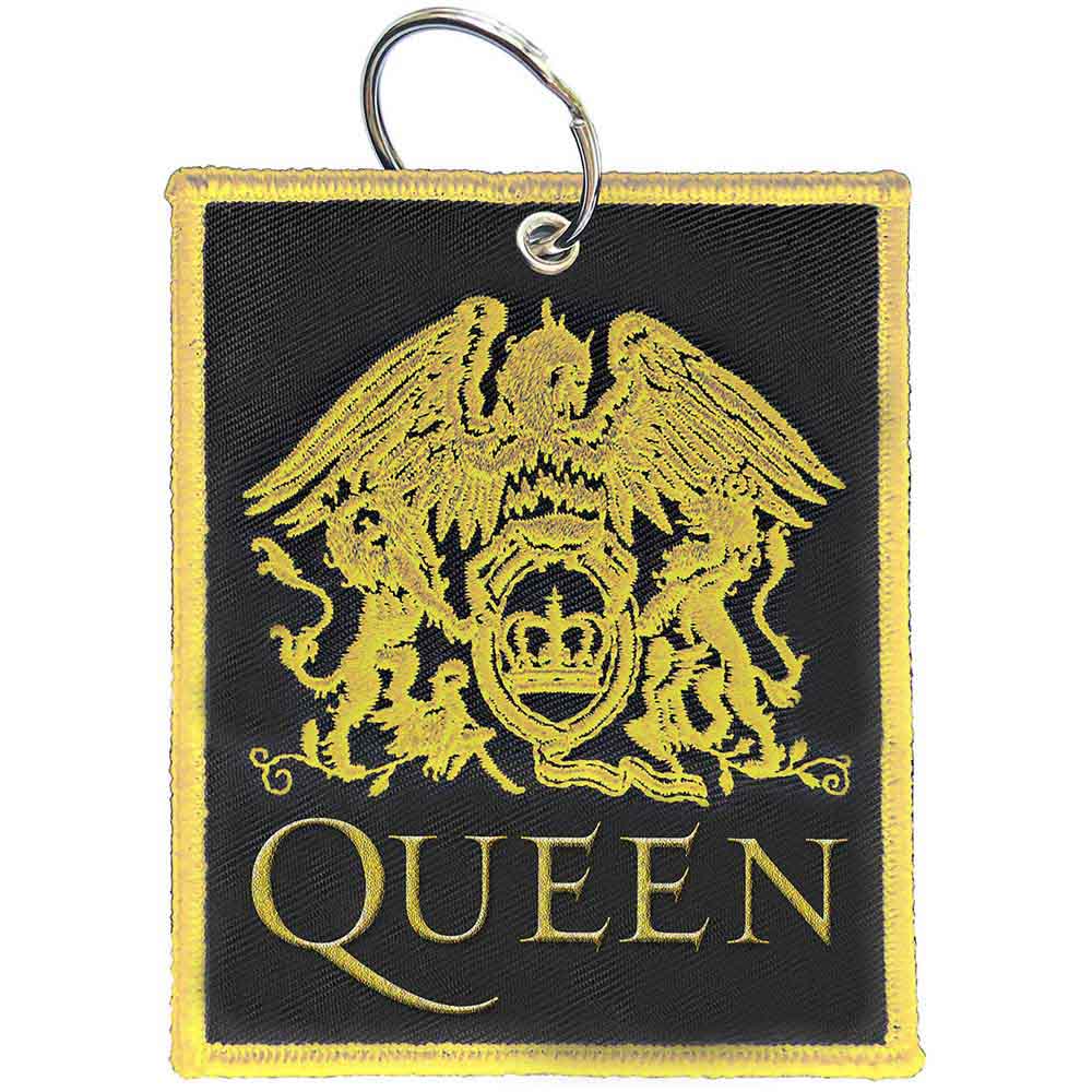 Queen Patch Keychain: Classic Crest