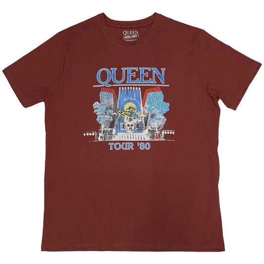 Queen T-Shirt: Tour '80