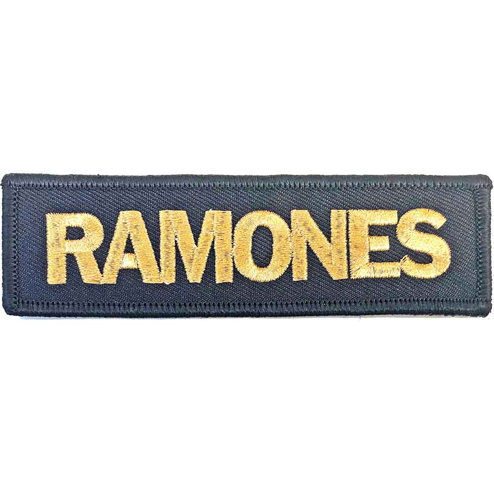 Ramones Patch: Gold Logo