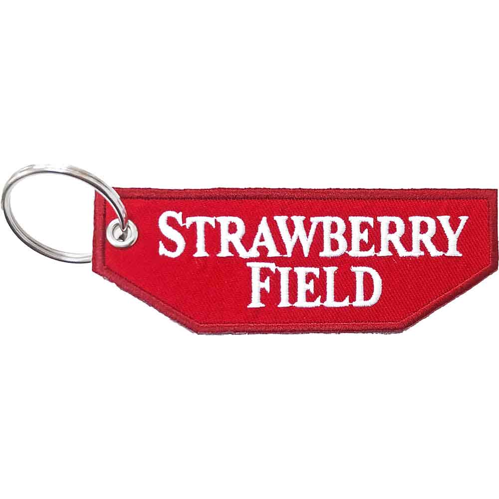 Rock Off Patch Keychain: Strawberry Field