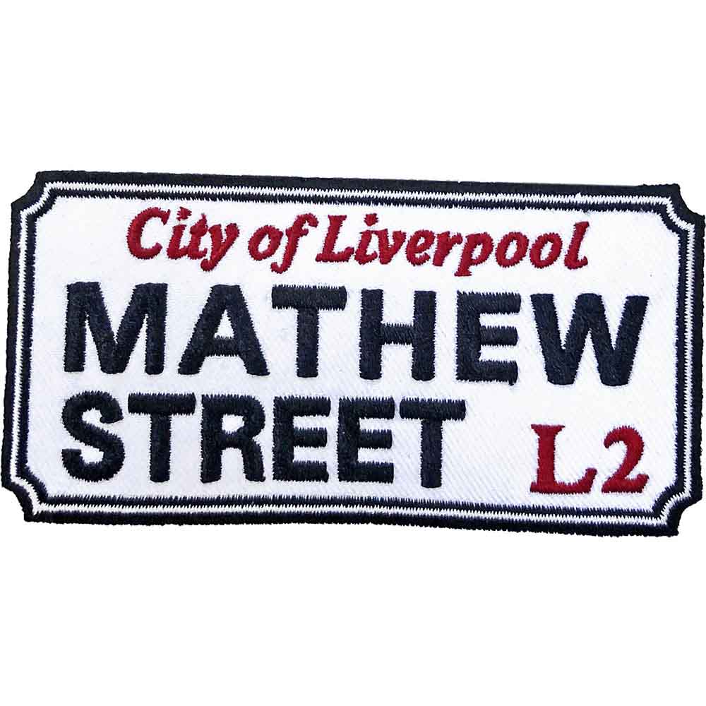 Rock Off Patch: Mathew Street Liverpool Sign