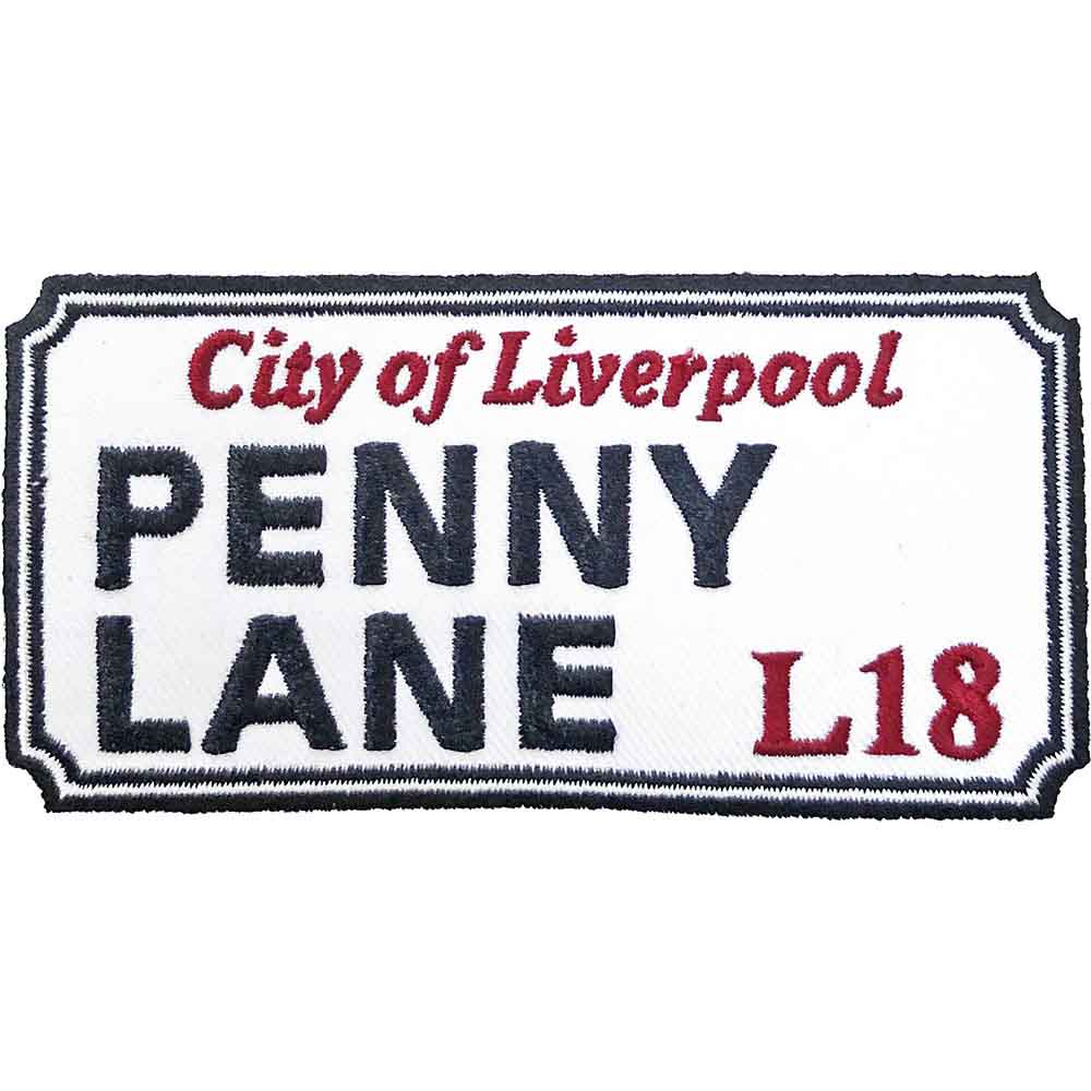Rock Off Patch: Penny Lane Liverpool Sign