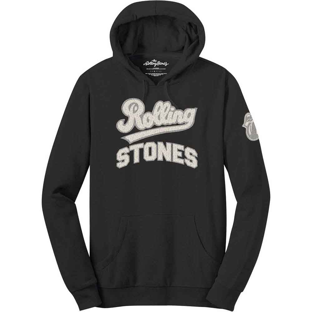 The Rolling Stones Pullover Hoodie: Team Logo & Tongue Applique