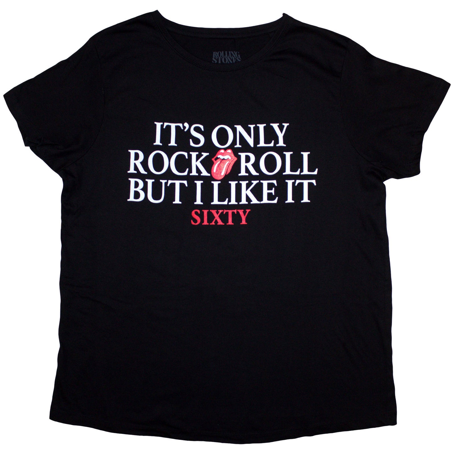 The Rolling Stones Ladies T-Shirt: Sixty It's only R&R but I like it Foiled Print