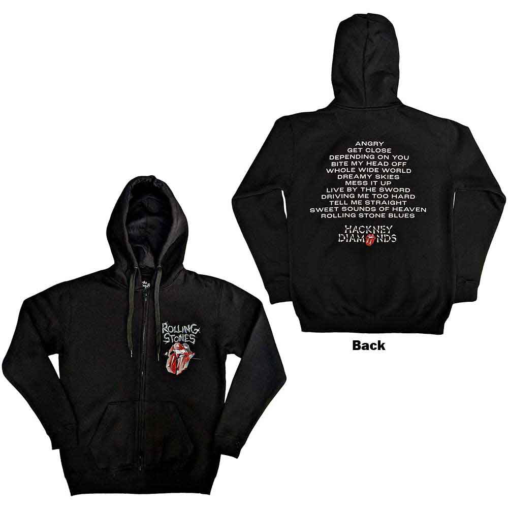The Rolling Stones Zipped Hoodie: Hackney Diamonds Tracklist