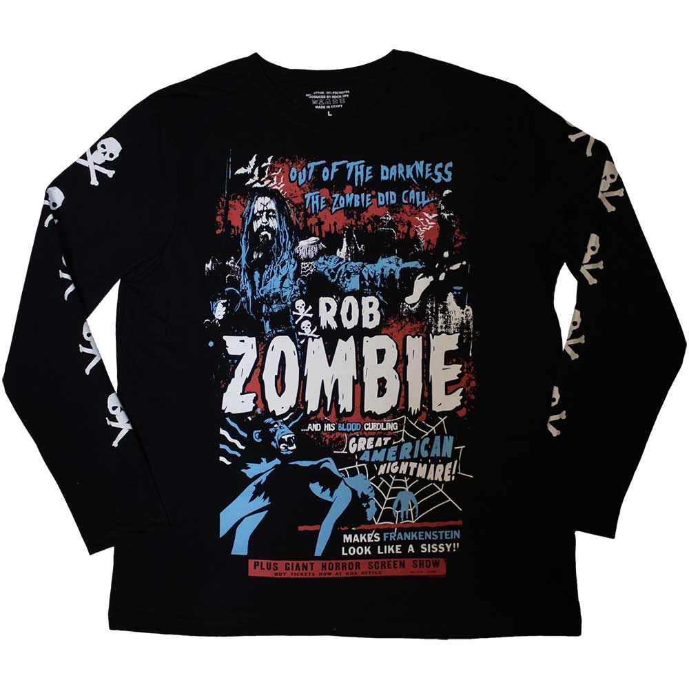 Rob Zombie Long Sleeve T-Shirt: Zombie Call