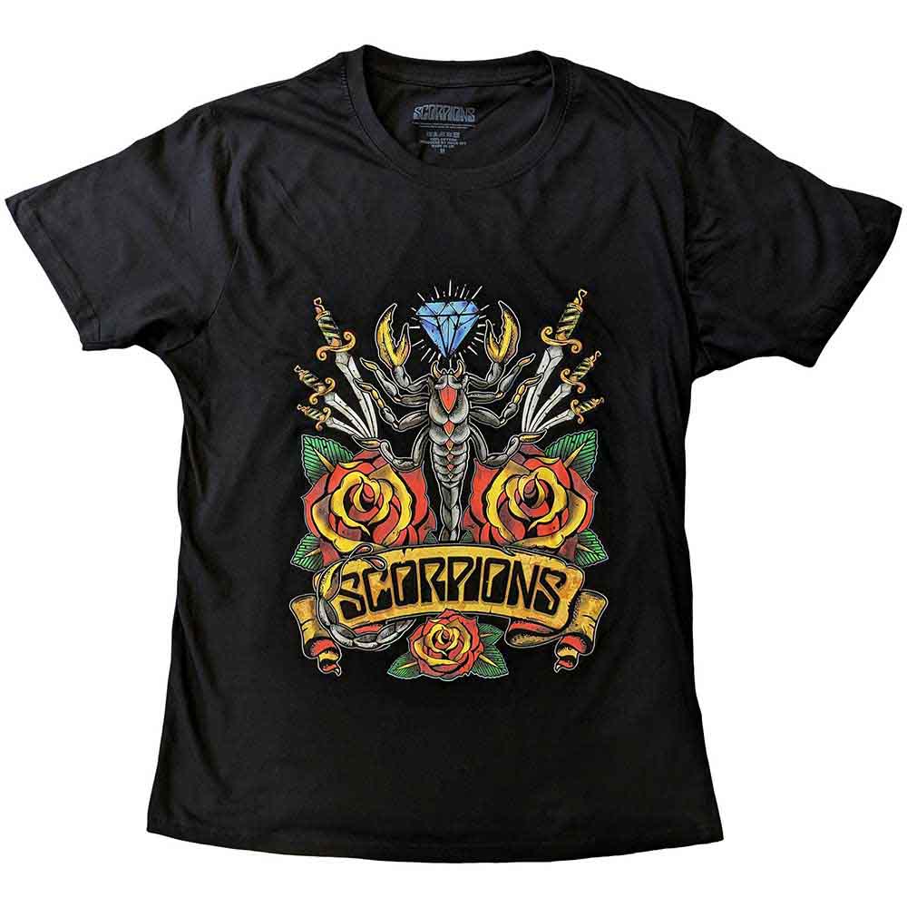 Scorpions T-Shirt: Traditional Tattoo