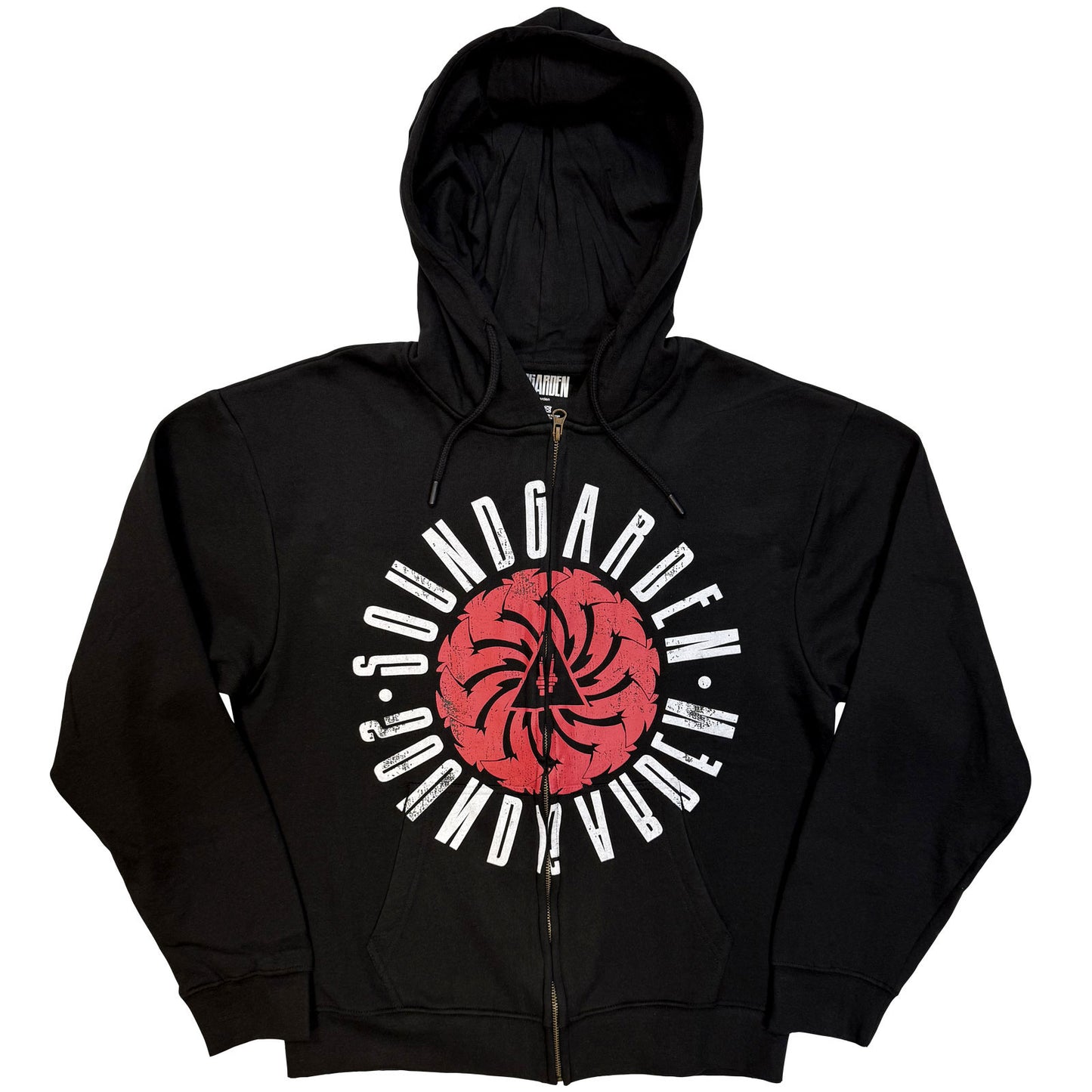 Soundgarden Zipped Hoodie: Circle Logo