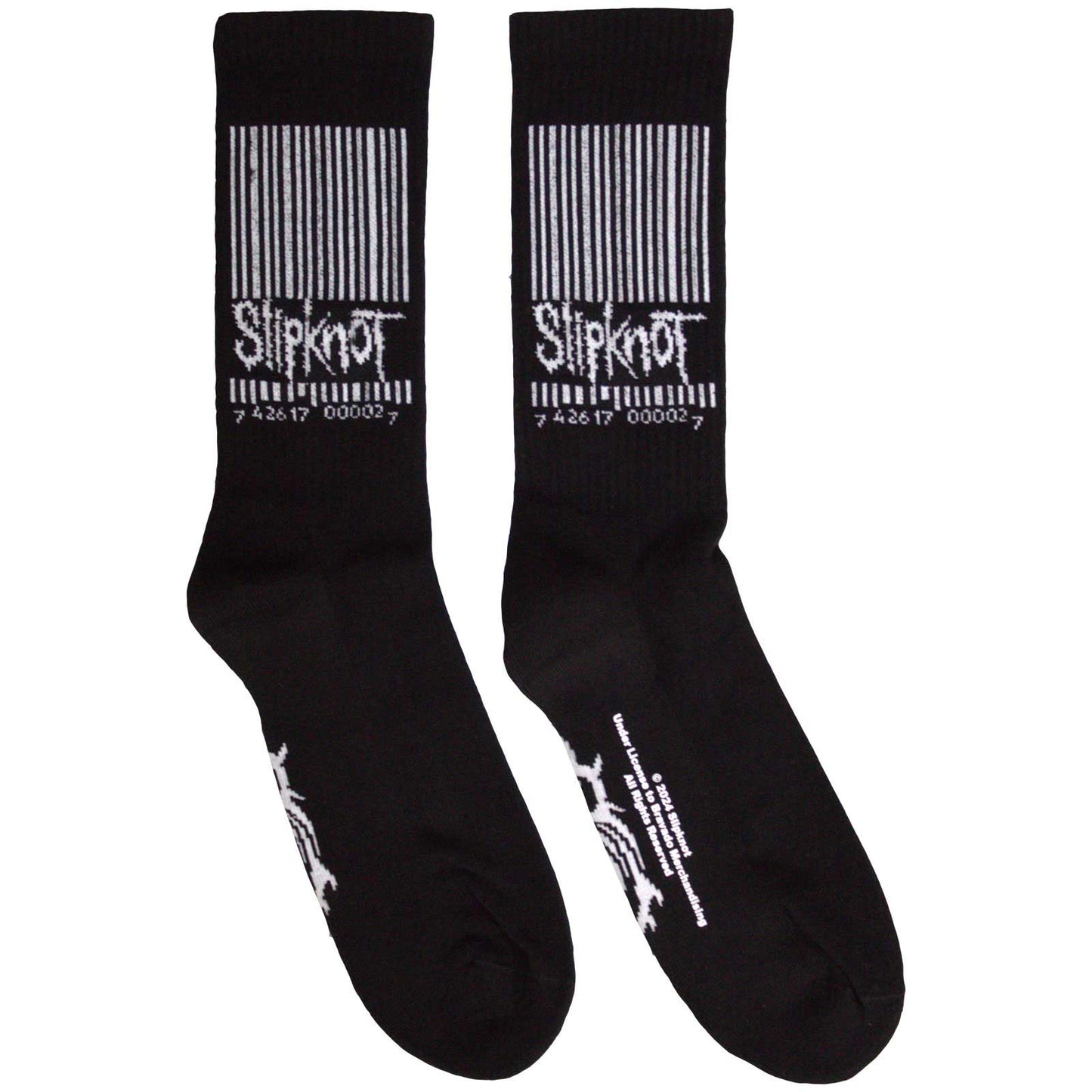 Slipknot Terry Socks: Barcode & Tribal S