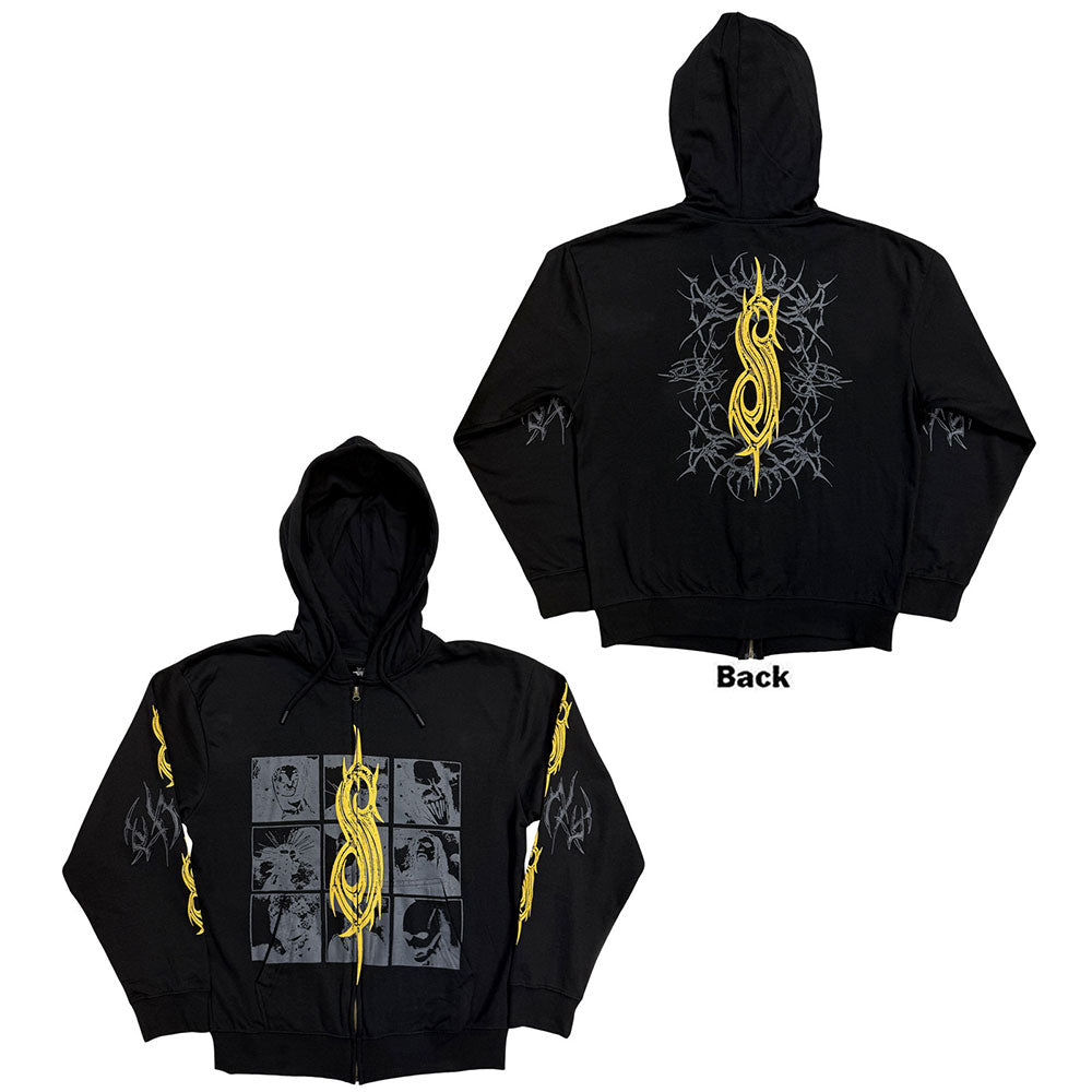 Slipknot Zipped Hoodie: The End So Far Tribal-S Band