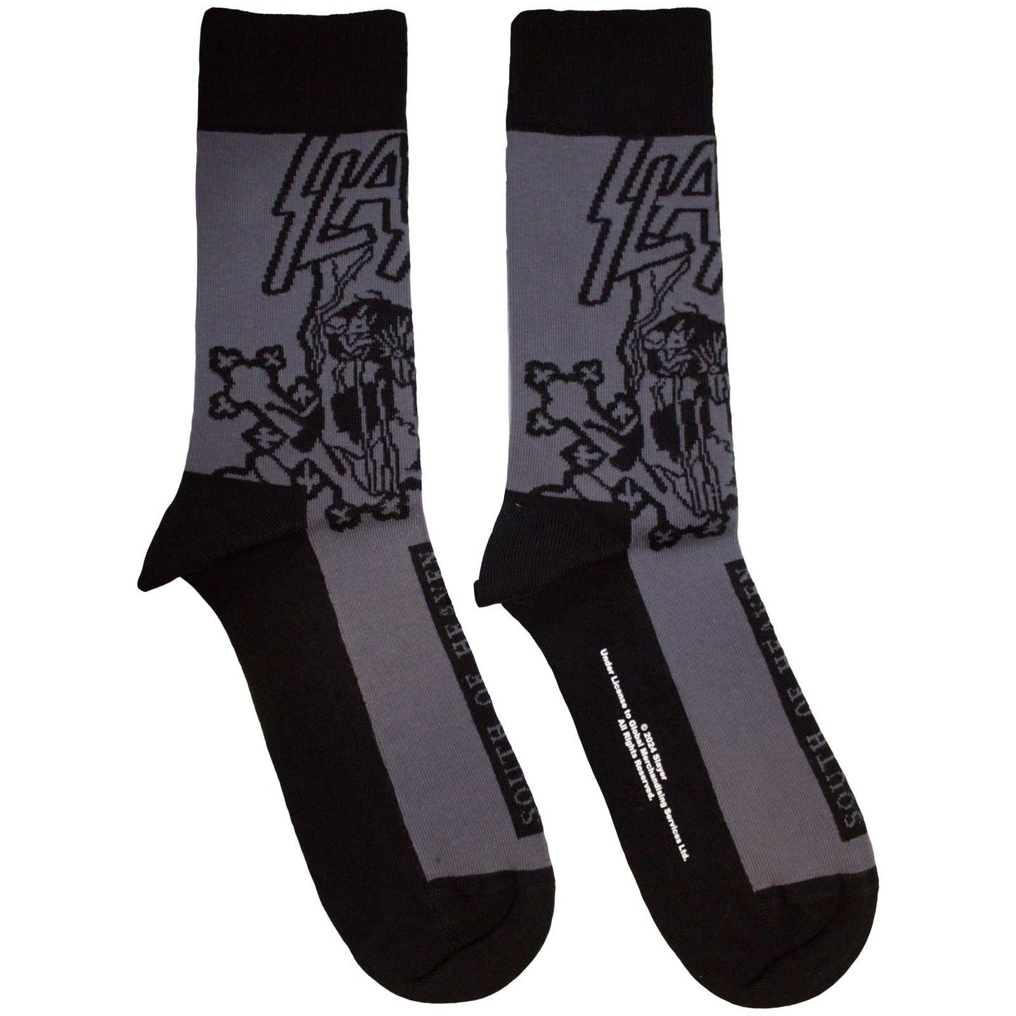 Slayer Socks: South Of Heaven Mono