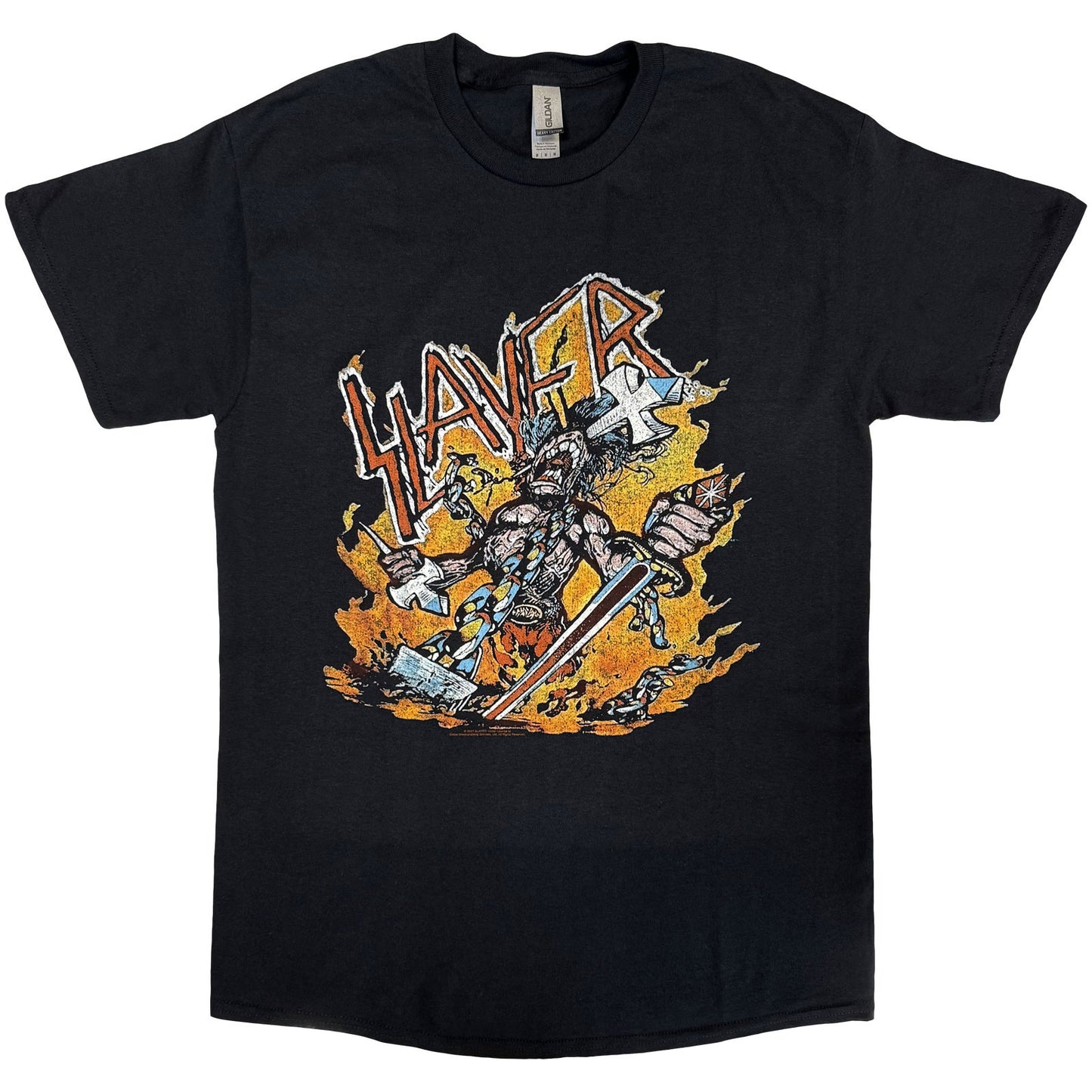 Slayer T-Shirt: Cartoon Flames
