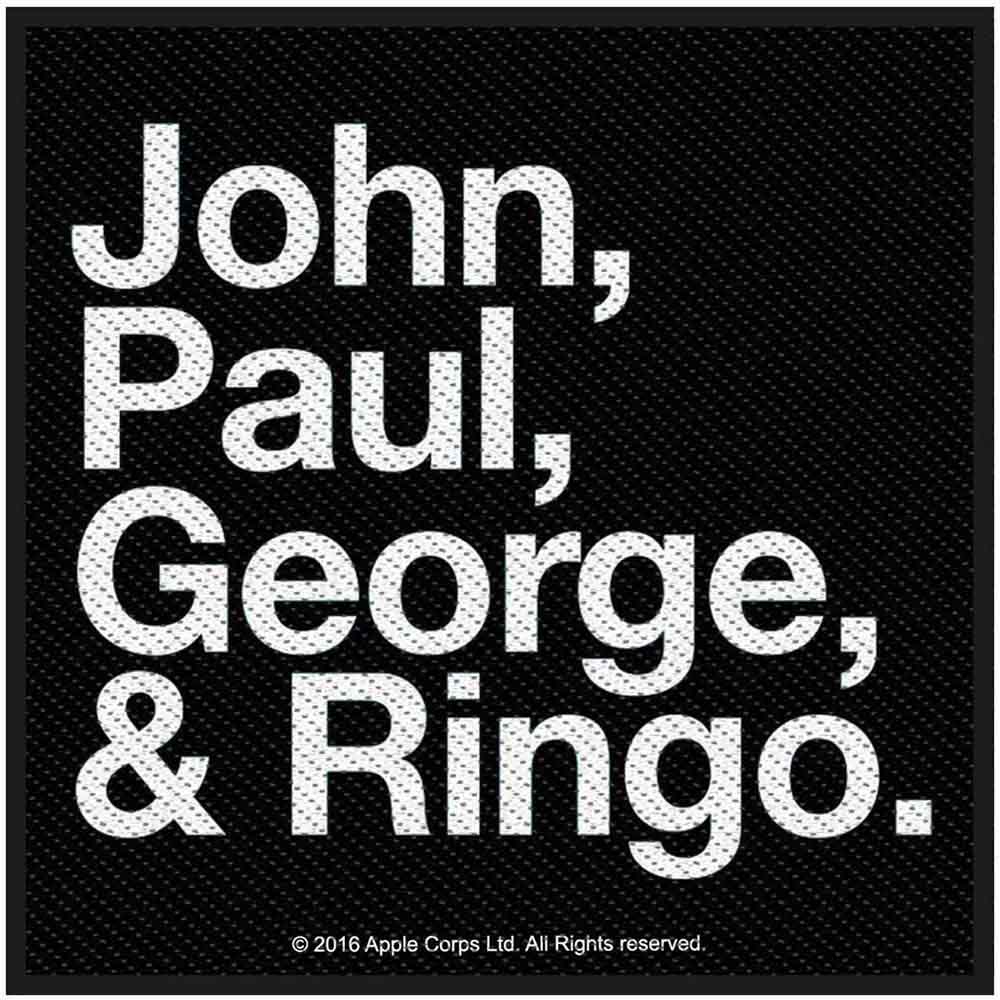 The Beatles Patch: John Paul George & Ringo