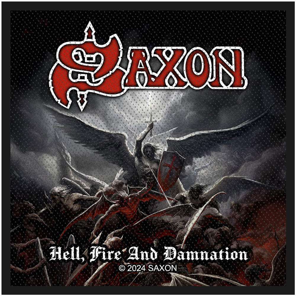 Saxon Patch: Hell Fire And Damnation