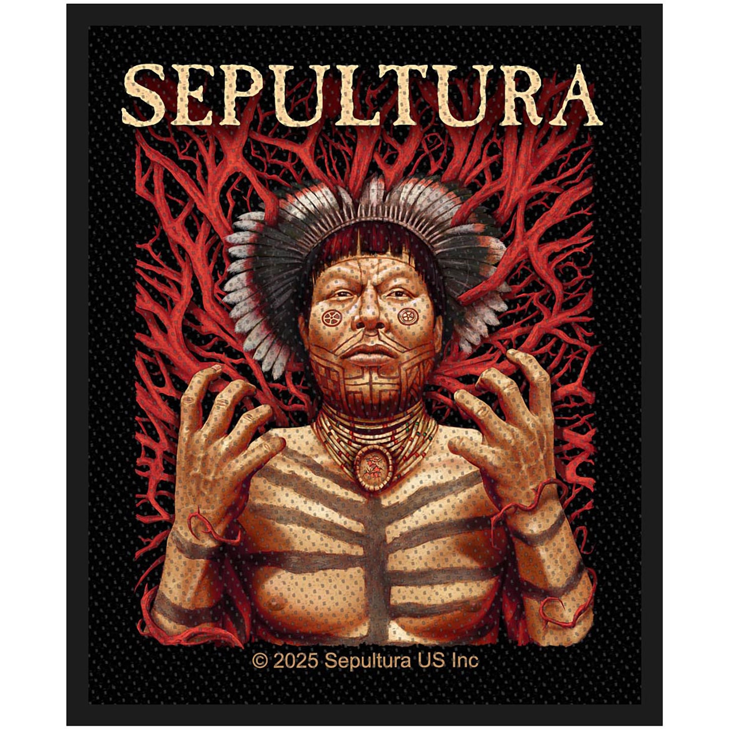 Sepultura Woven Patch: Roots