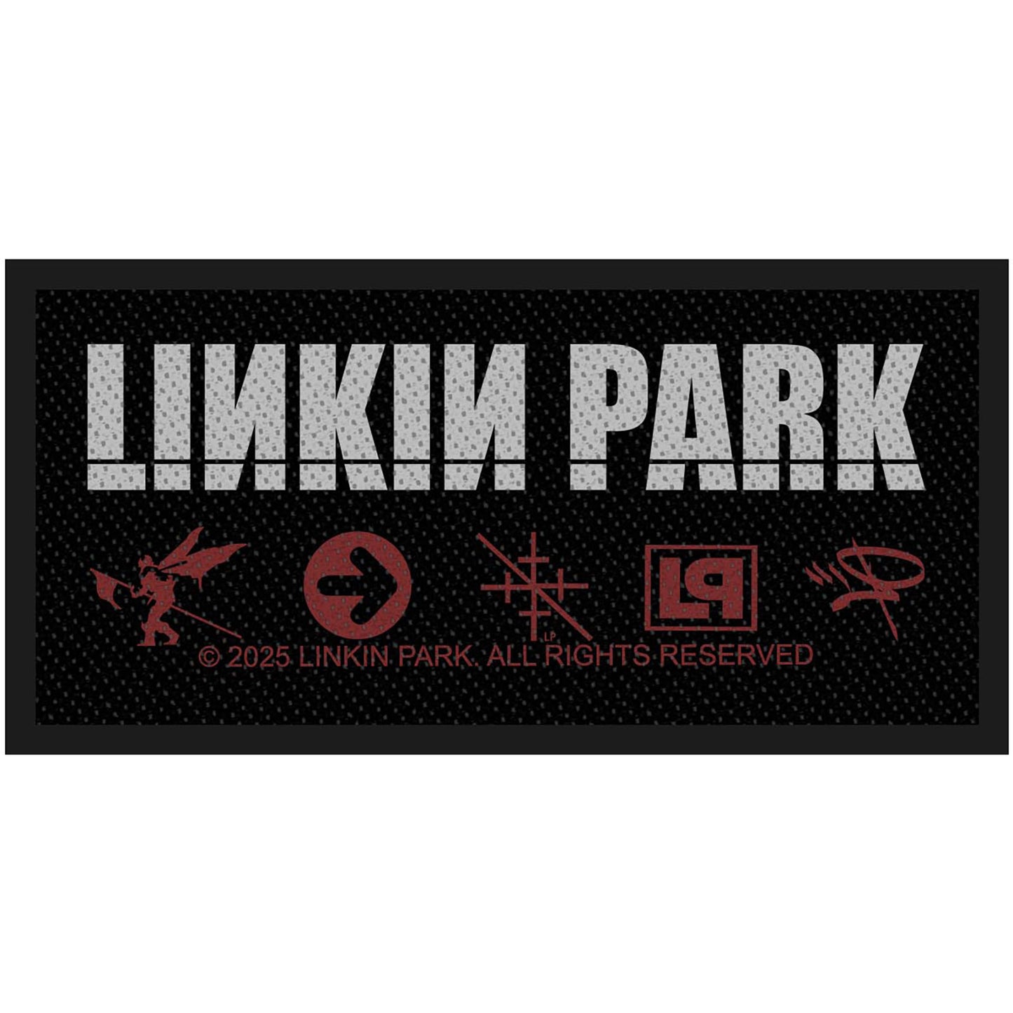 Linkin Park Standard Woven Patch: Hybrid Theory Logo
