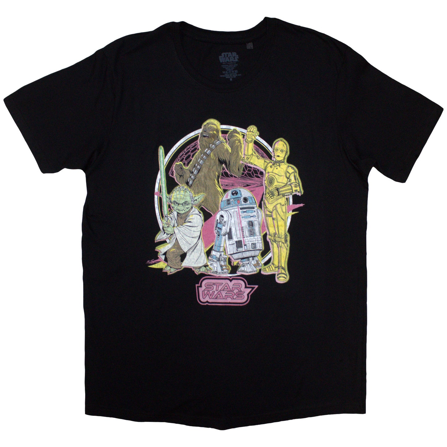 Star Wars T-Shirt: Heroes Neon