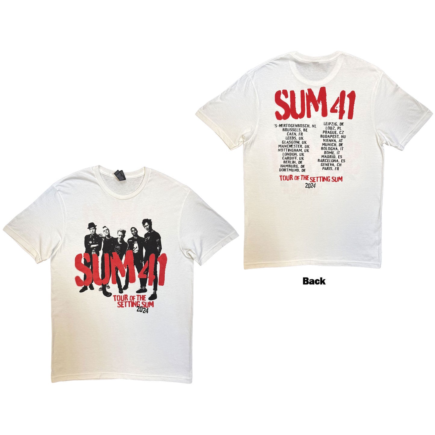 Sum 41 T-Shirt: Tour '24 Pt.2 Spray Paint