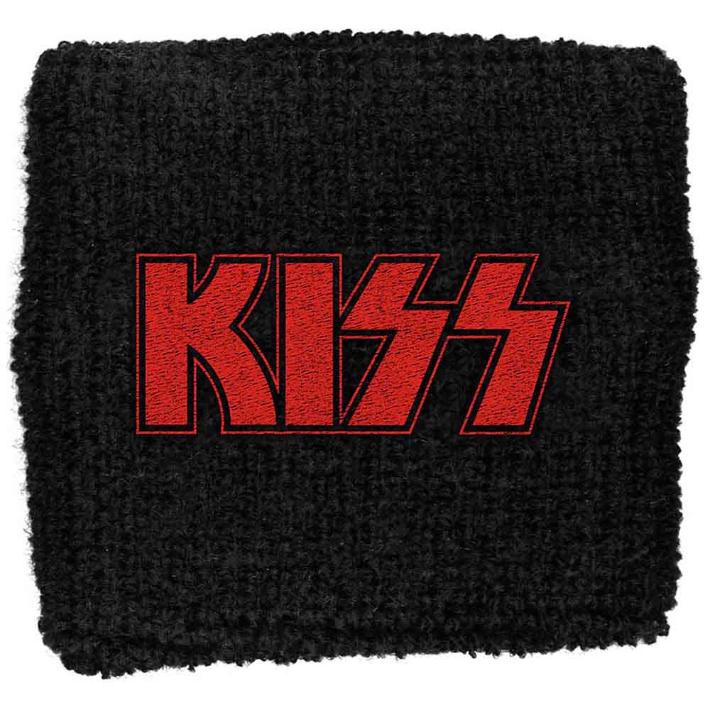 KISS Embroidered Wristband: Logo