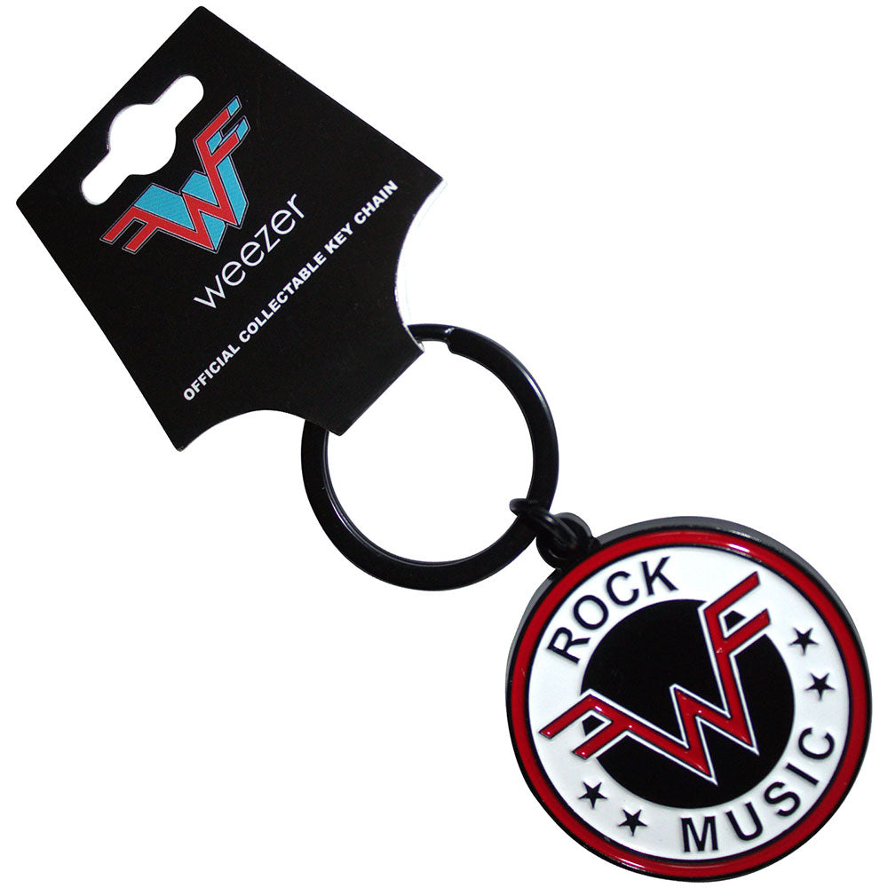 Weezer Keychain: Rock Music Emblem