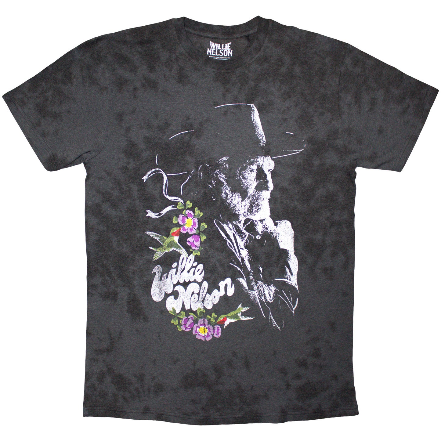 Willie Nelson T-Shirt: Floral