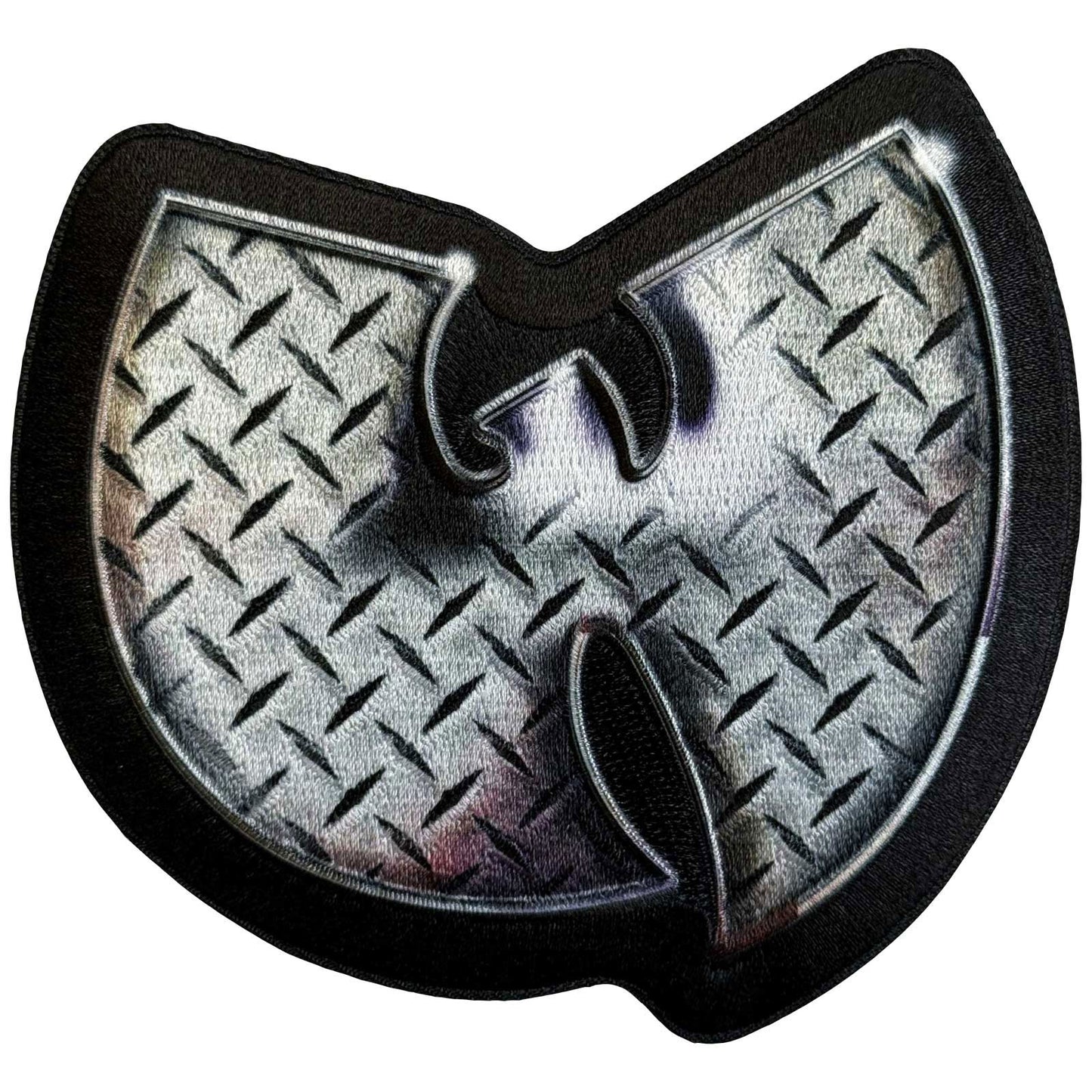 Wu-Tang Clan Woven Patch: Steel Logo