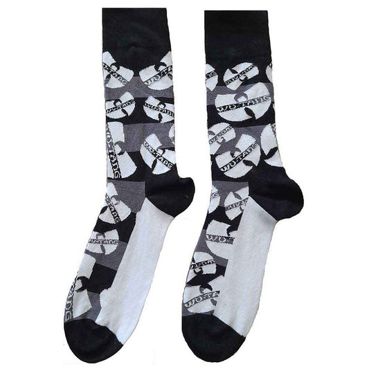 Wu-Tang Clan Socks: Logos Monochrome