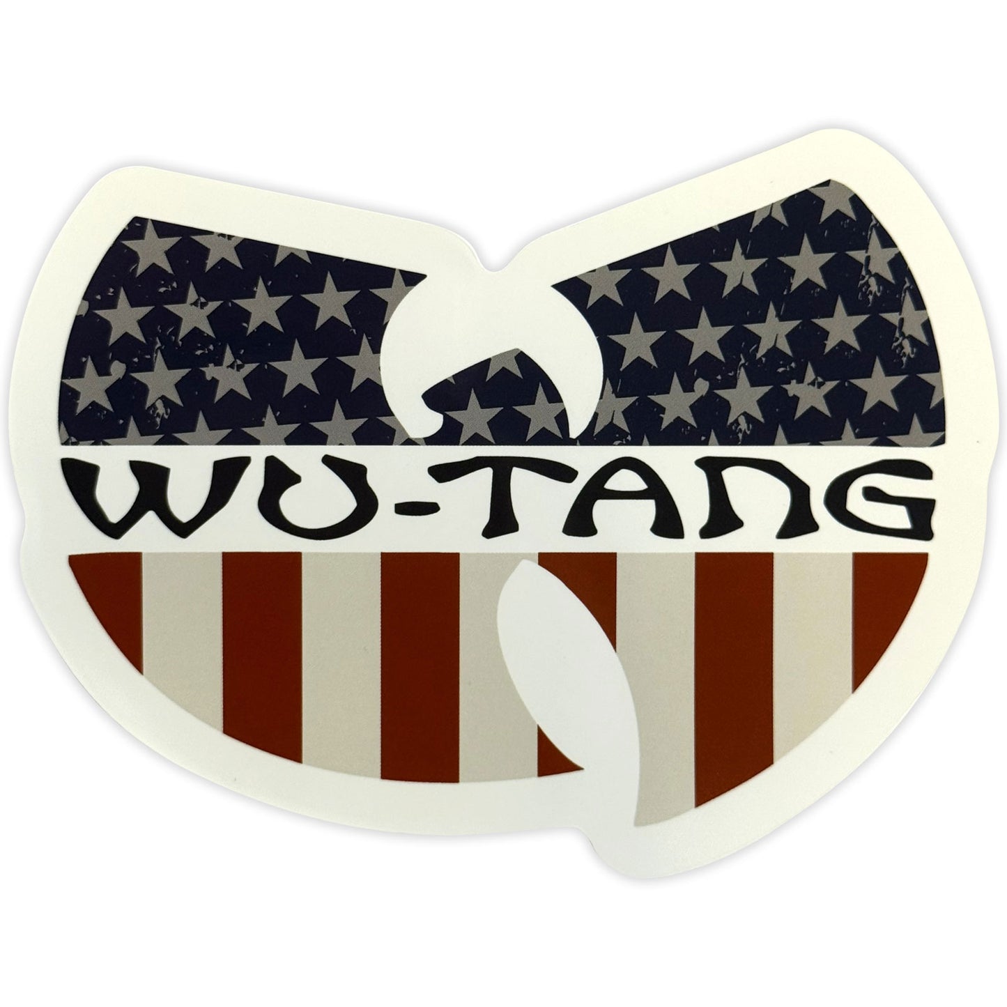 Wu-Tang Clan Sticker: Star-Spangled Logo
