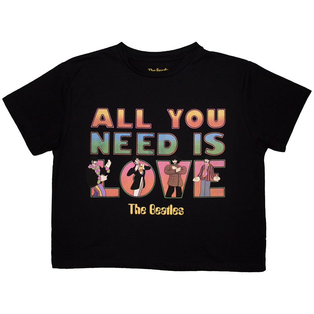 The Beatles Ladies Crop Top: Yellow Submarine AYNIL Stacked