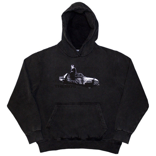 The 1975 Stone Wash Pullover Hoodie: Car Photo