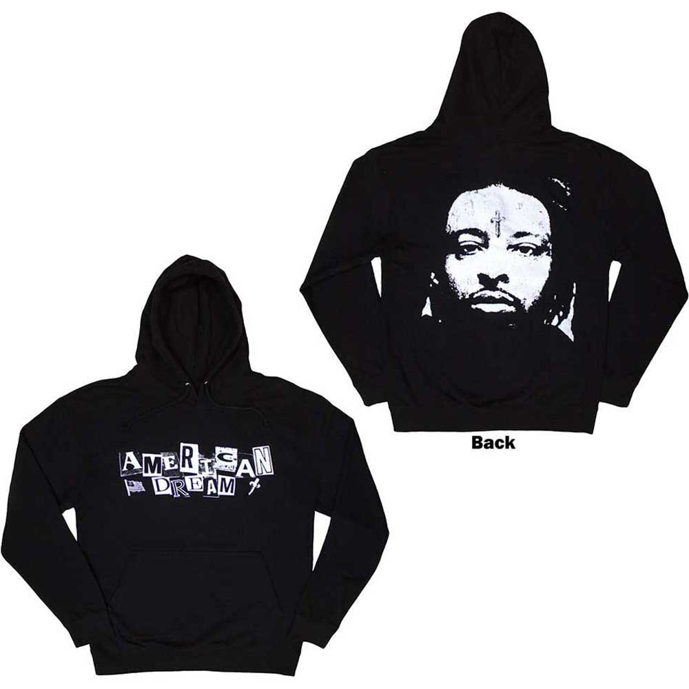 21 Savage Pullover Hoodie: American Dream