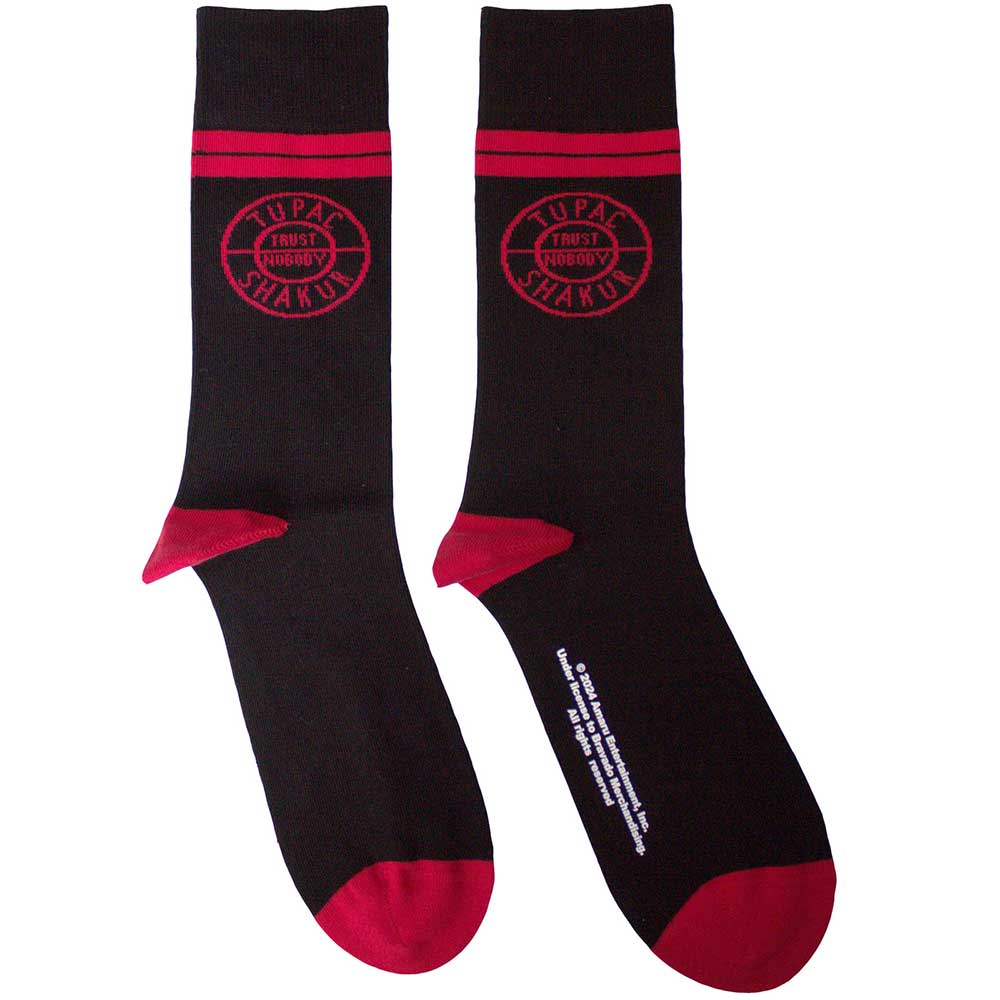 Tupac Socks: Circle Logo