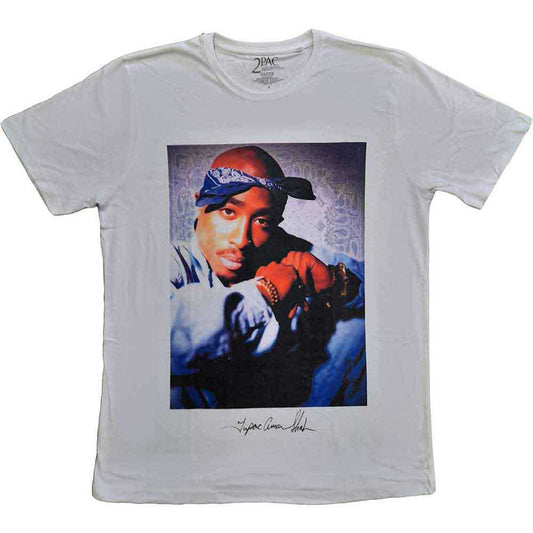 Tupac T-Shirt: Blue Bandana
