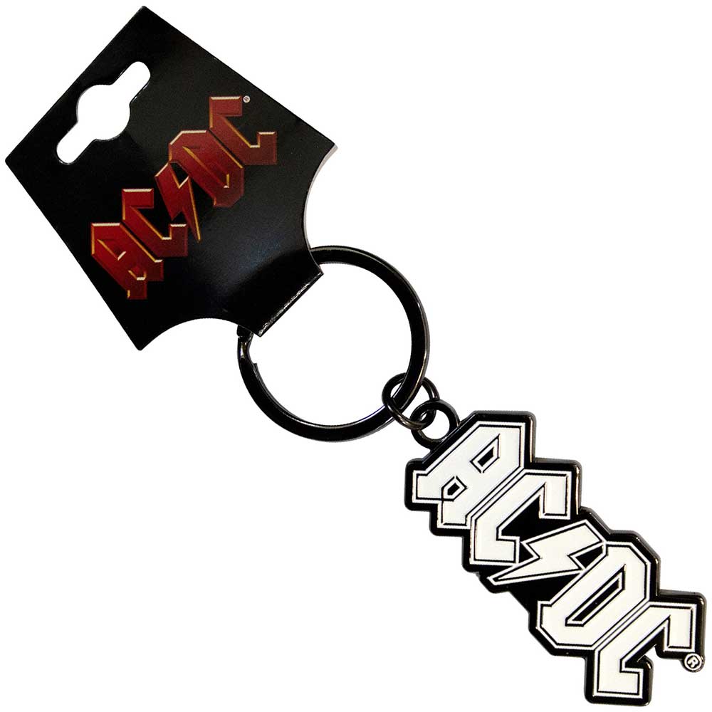 AC/DC Keychain: Logo Mono