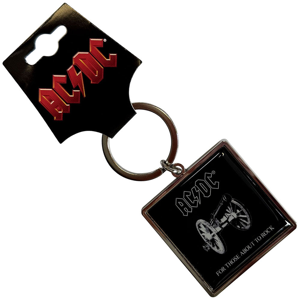 AC/DC Keychain: Logo Outline For Those About To Rock