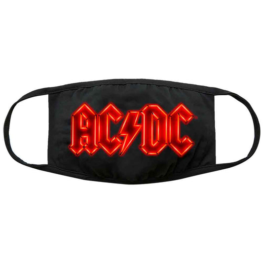 AC/DC Face Mask: Neon Logo