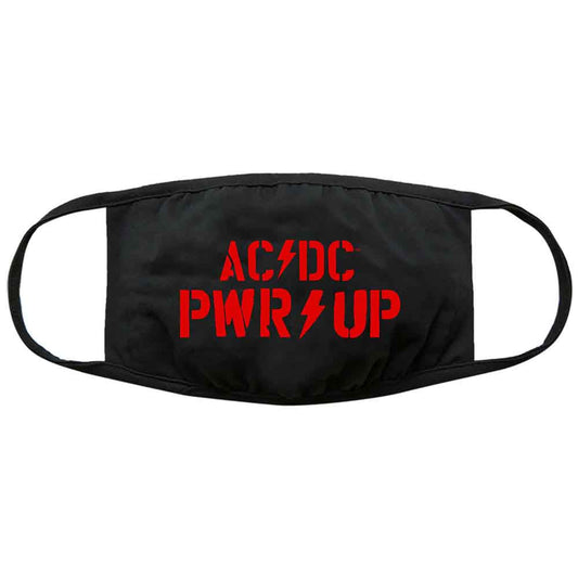 AC/DC Face Mask: PWR-UP Logo