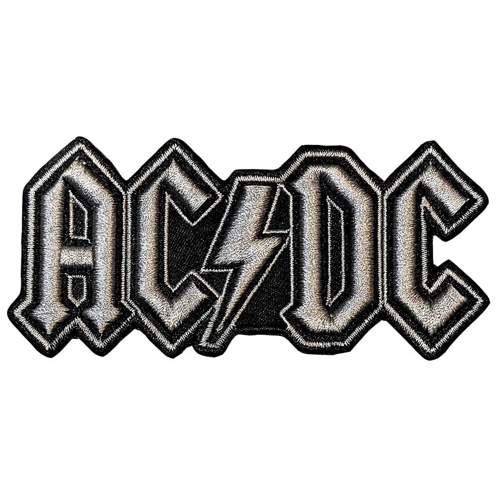 AC/DC Patch: Silver Logo