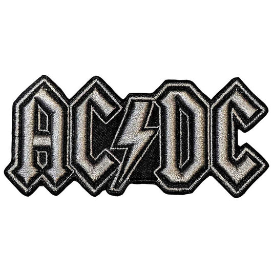 AC/DC Patch: Silver Logo