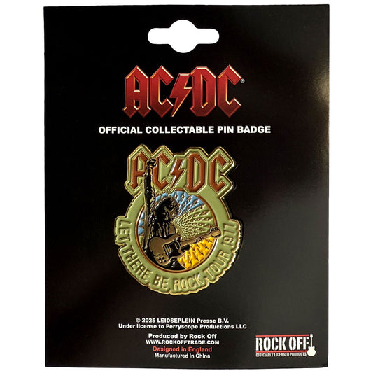 AC/DC Badge: Let There Be Rock Tour '77