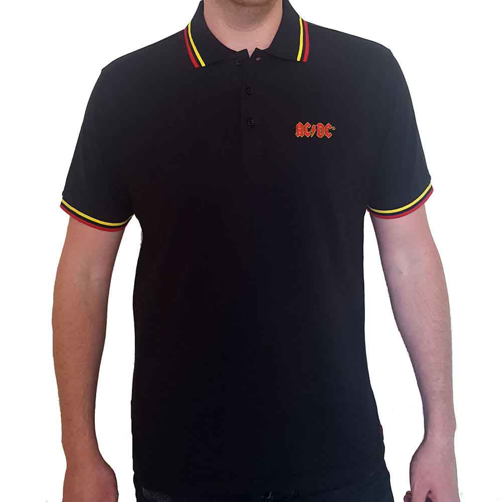 AC/DC Polo Shirt: Classic Logo