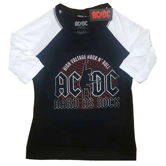AC/DC Ladies T-Shirt: Hard As Rock
