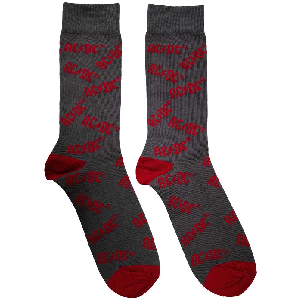 AC/DC Socks: Logo Pattern