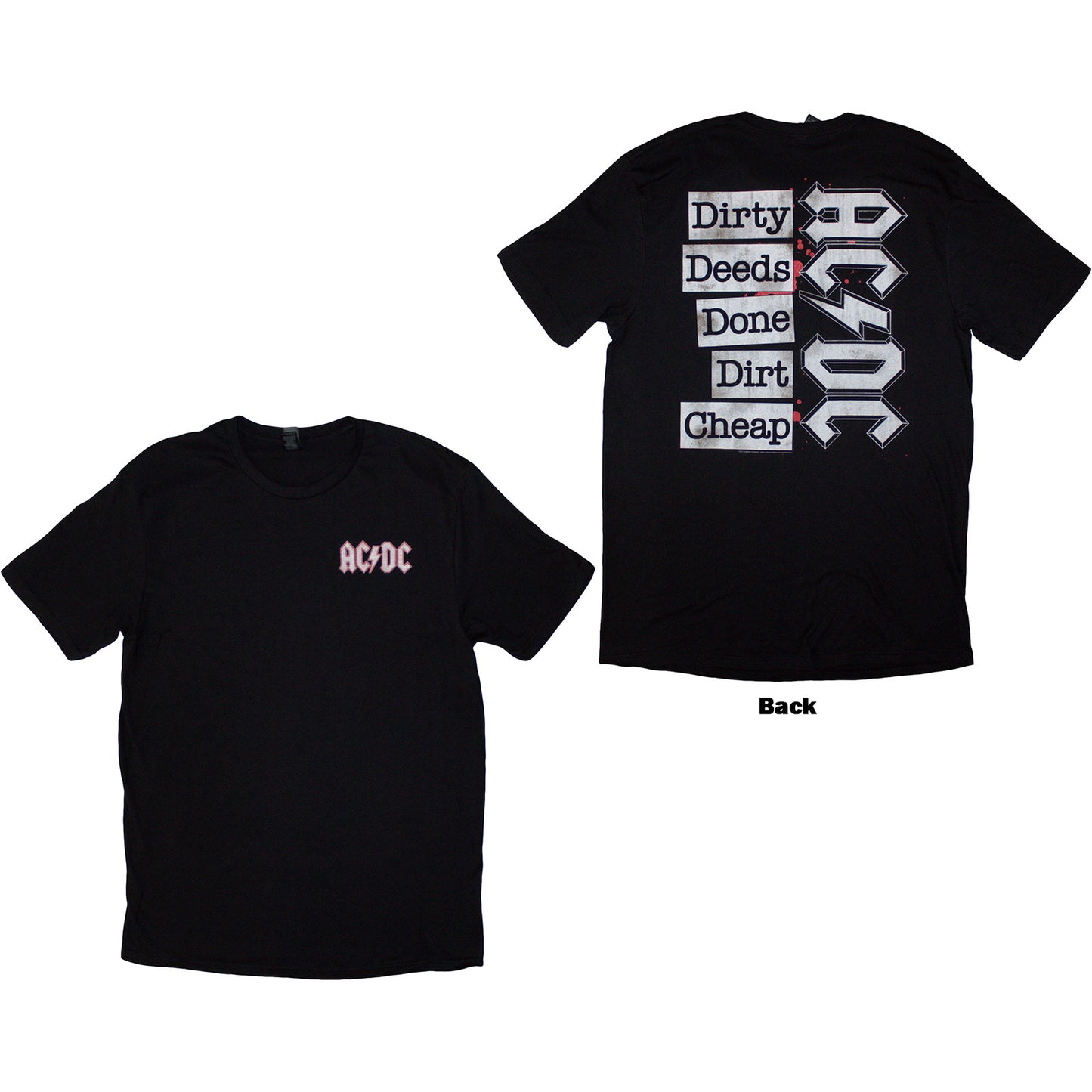 AC/DC T-Shirt: Mini Logo / Dirty Deeds