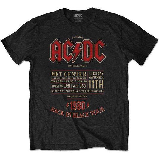 AC/DC T-Shirt: Minnesota '80
